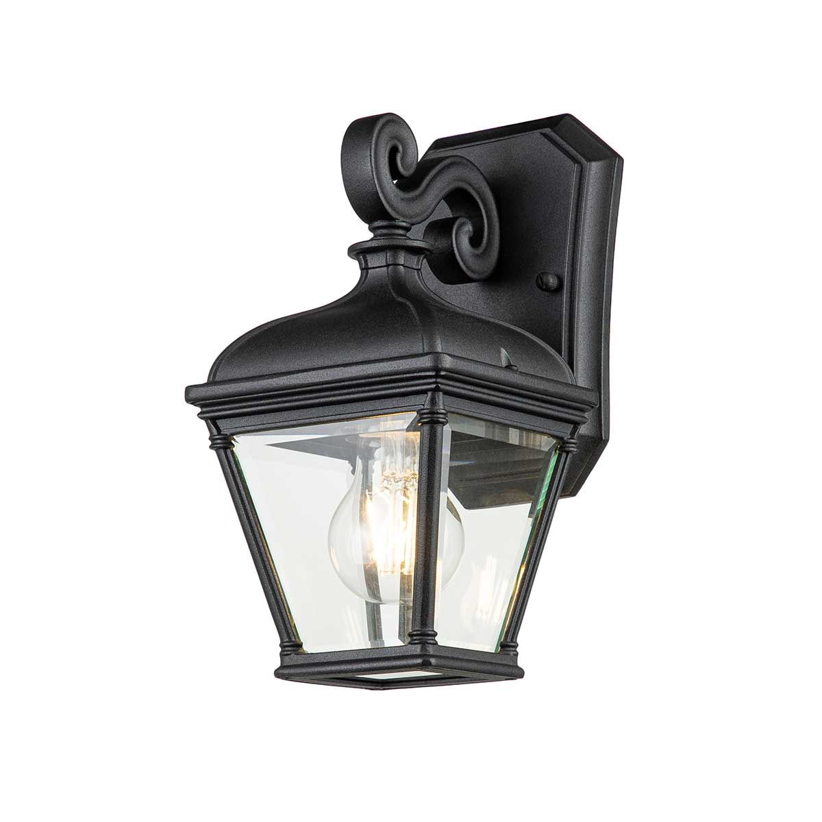 Bayview Classic Black Exterior Wall Lantern