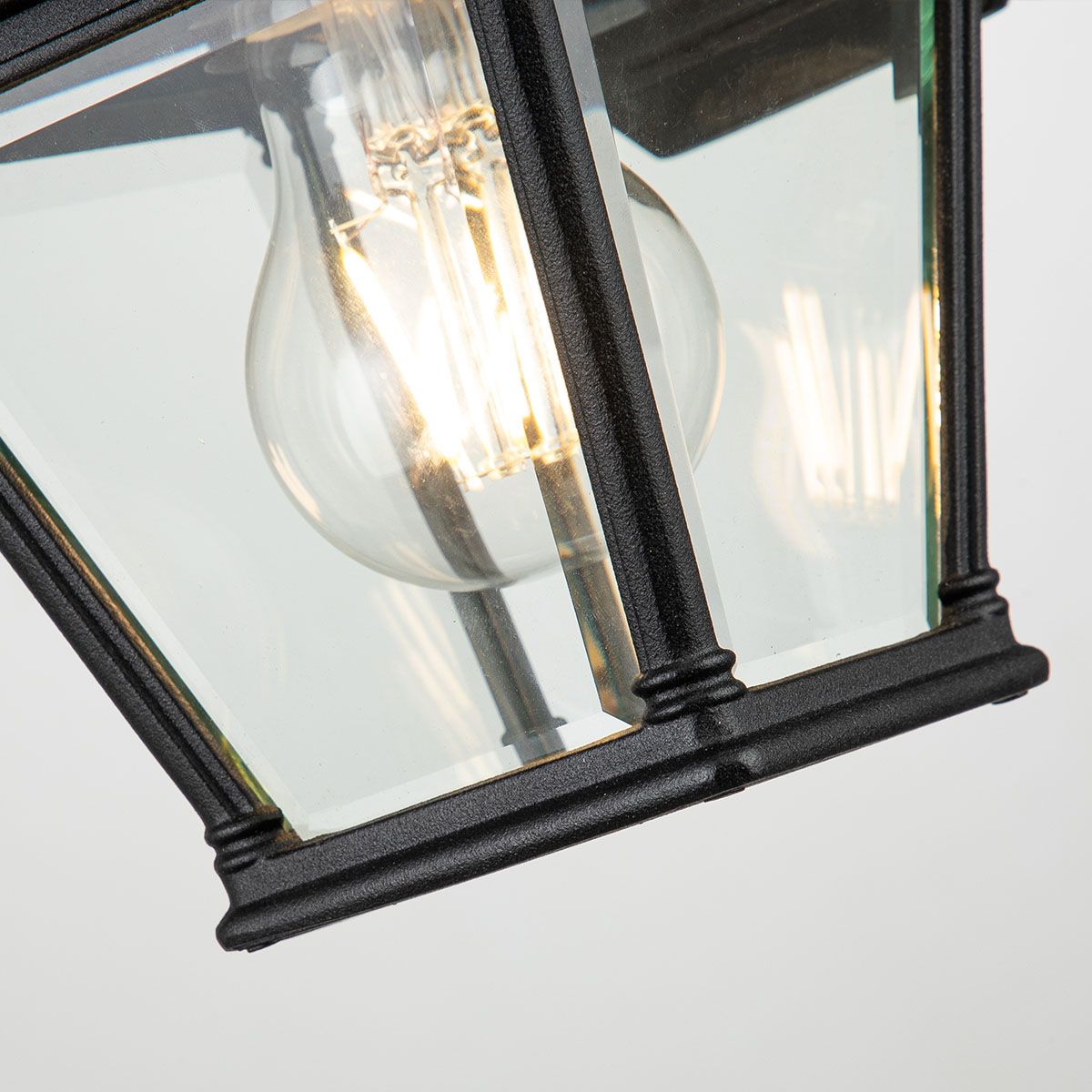 Bayview Classic Black Exterior Wall Lantern