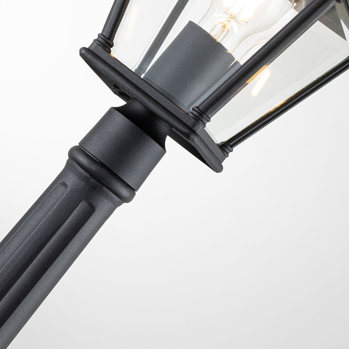 Bayview Black Elegance Exterior Pillar Lantern