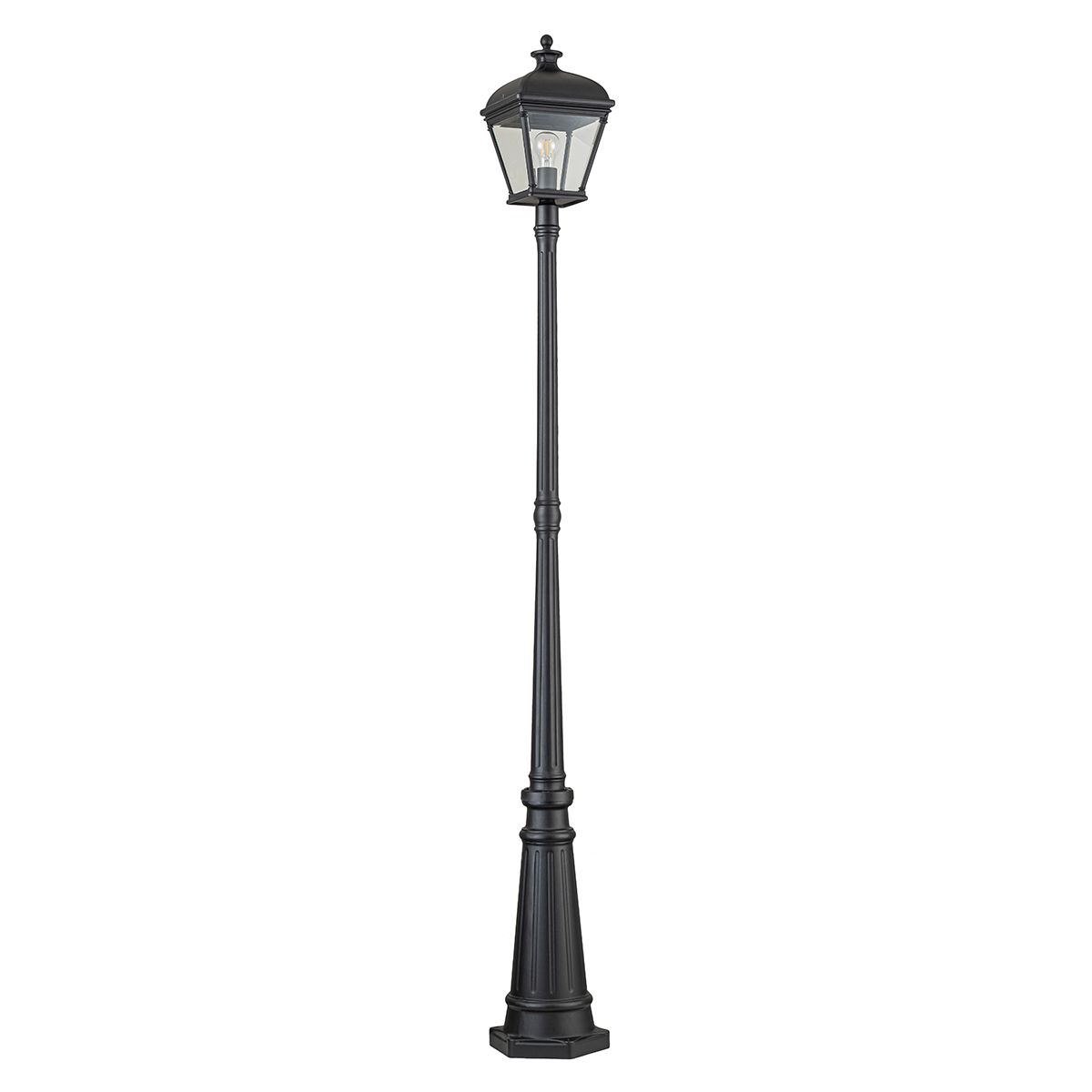 Bayview 1 Light Lamp Post Black
