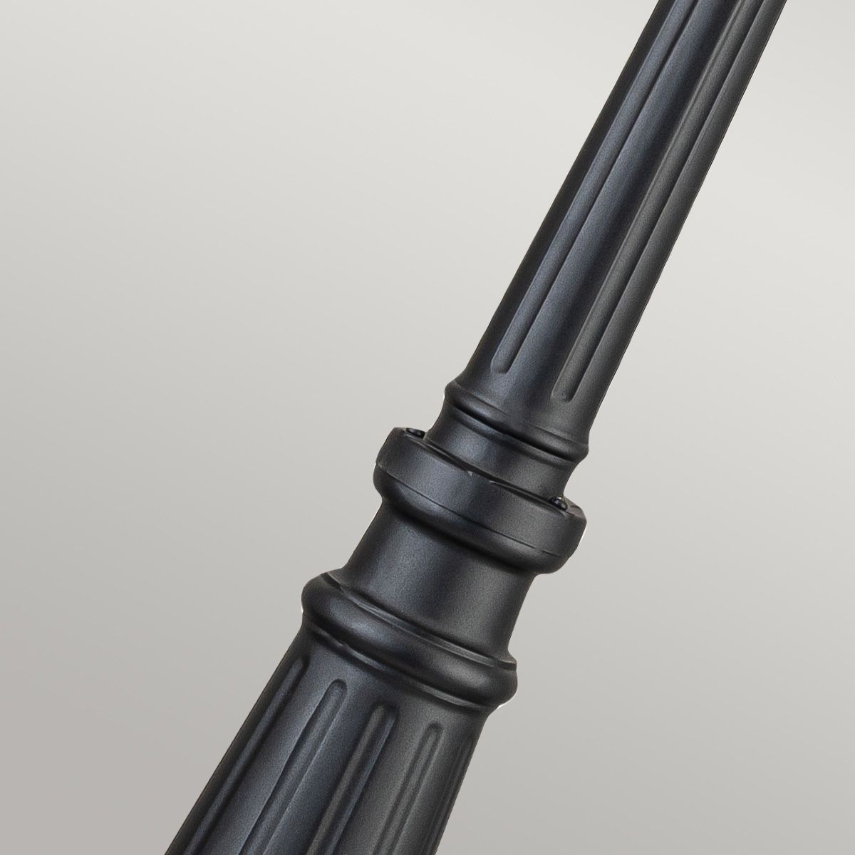 Bayview 1 Light Lamp Post Black