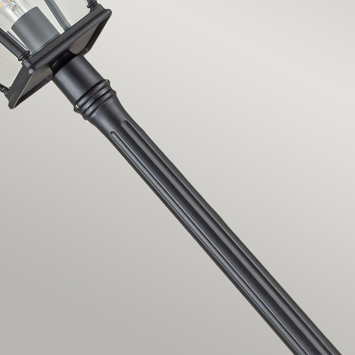 Bayview 1 Light Lamp Post Black