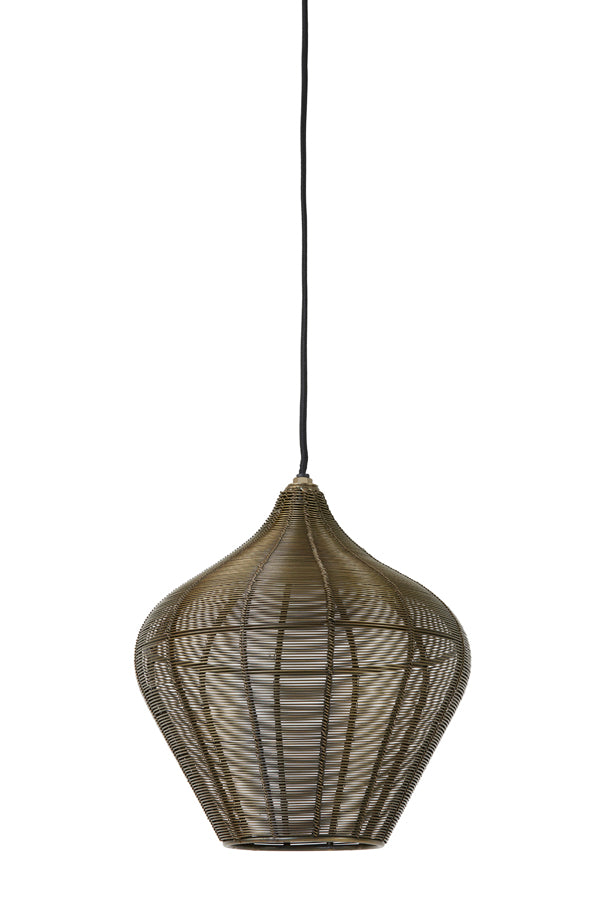 Pendant Light Ø27x29.5 cm Alvaro Vintage Bronze Finish