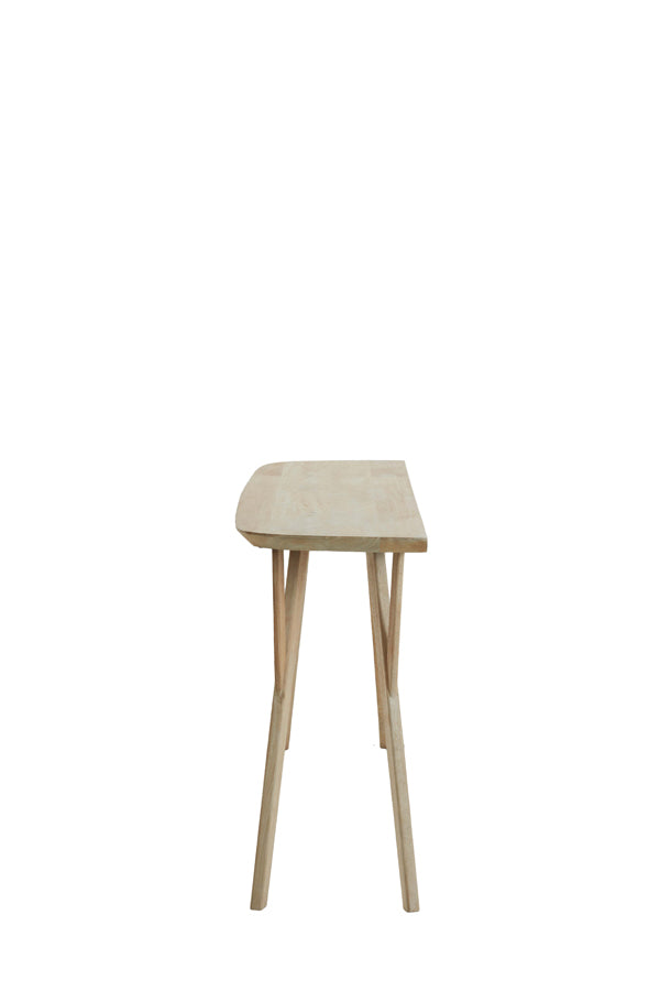 Natural Mango Wood Console 160x44x82 cm - Quenza Collection