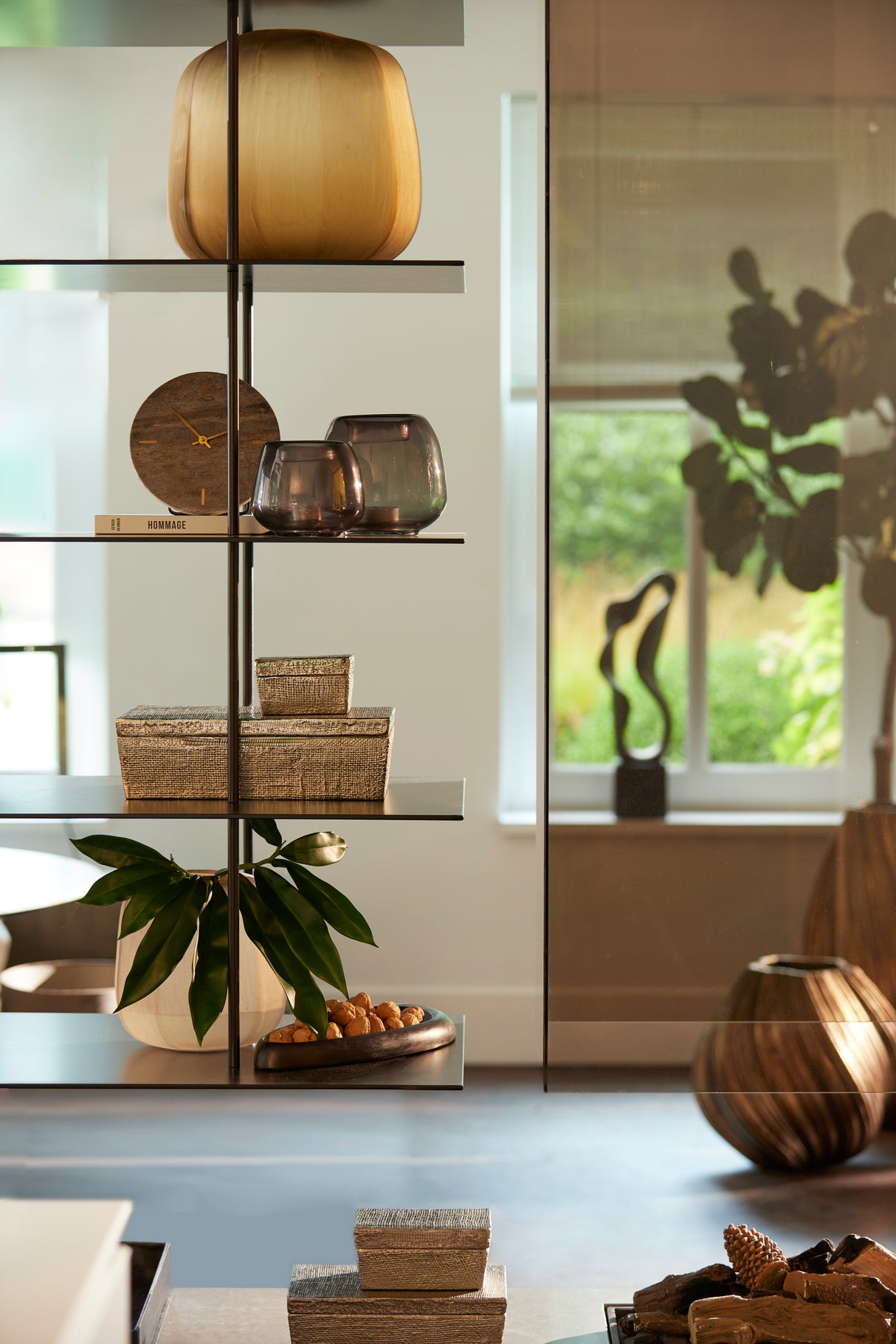 Artisanal Silver-Toned Decorative Box 29x19x10 cm