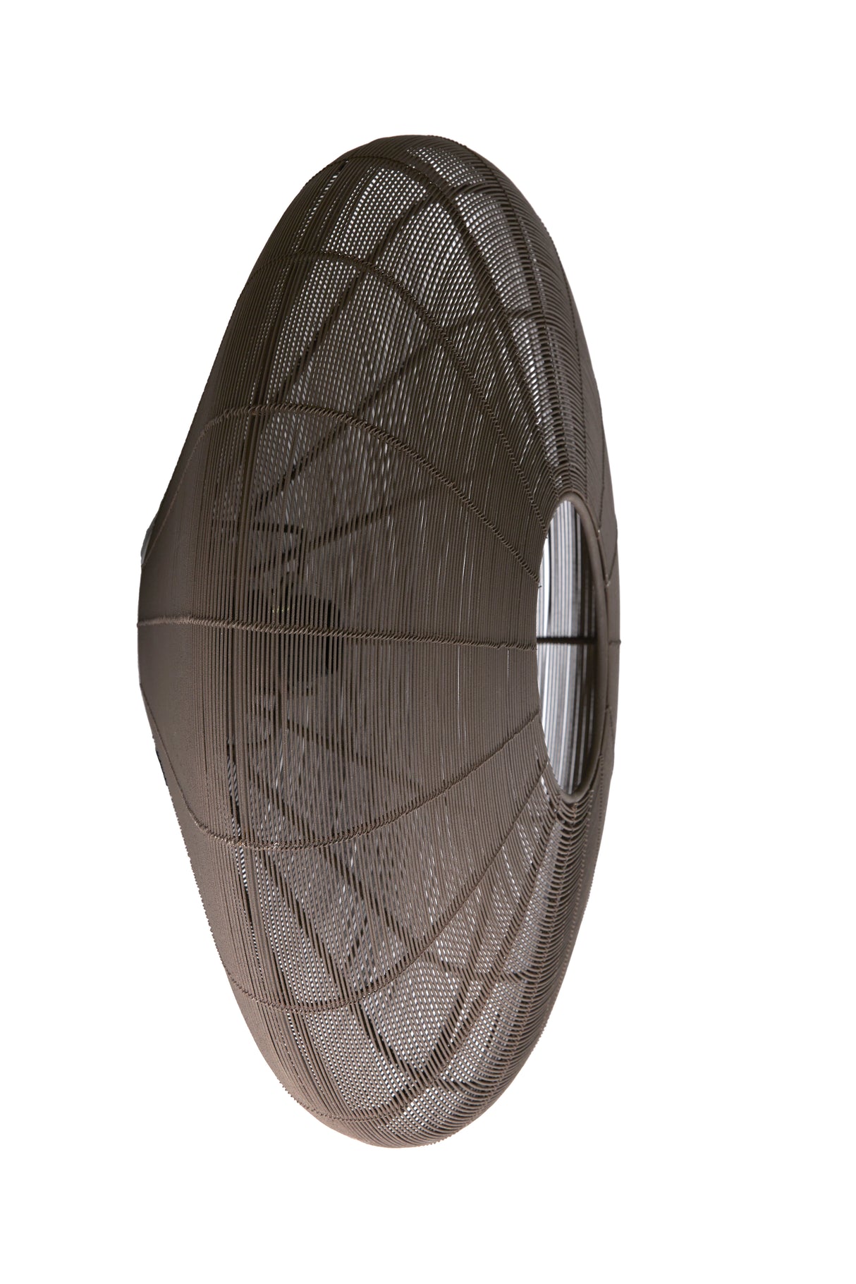 Rustic Modern Pendant Lamp - Matt Dark Brown Finish