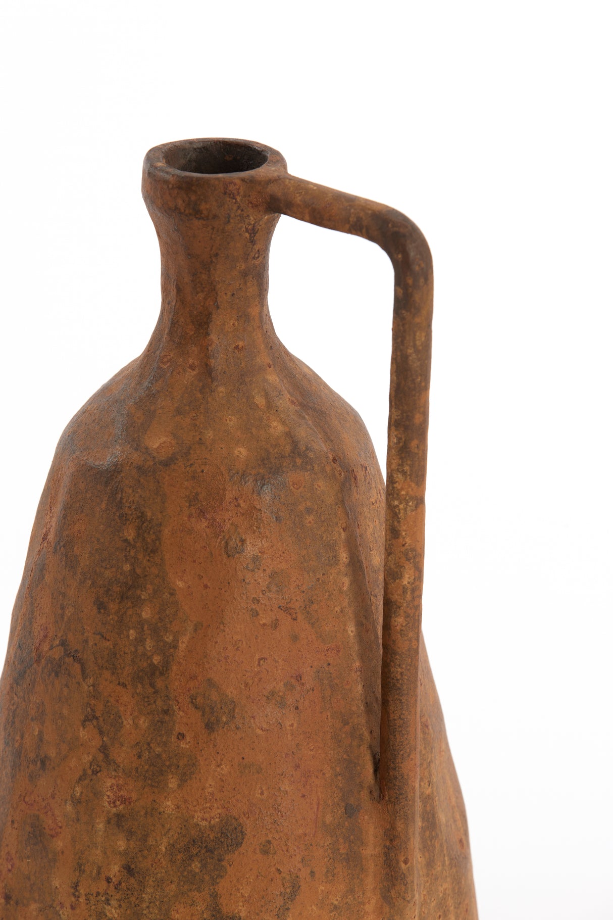 Artisan Rusted Elegance Vase - 17x16.5x35 cm