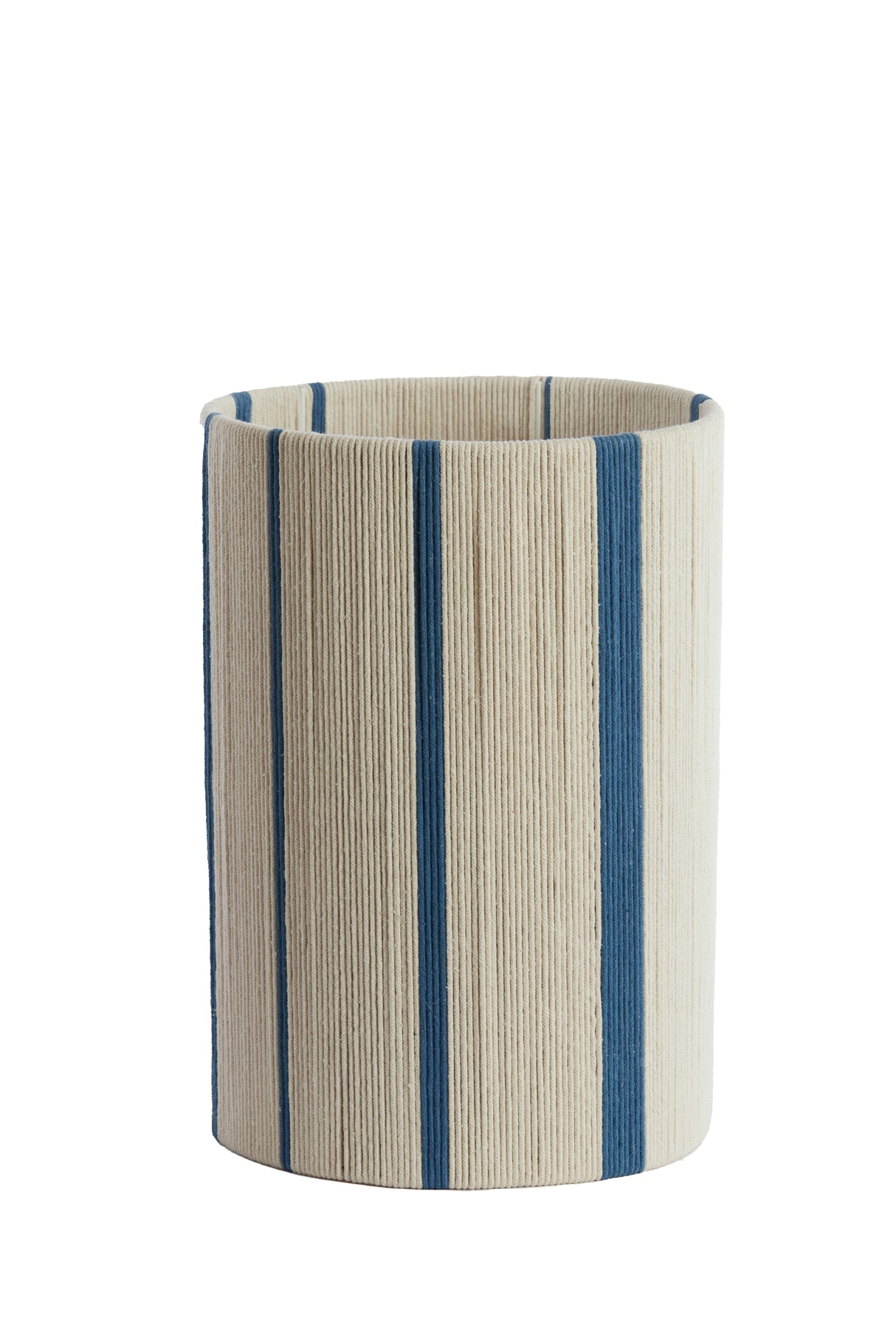 Medan Cream & Blue Ombre Cylinder Lampshade 25x25x36 cm