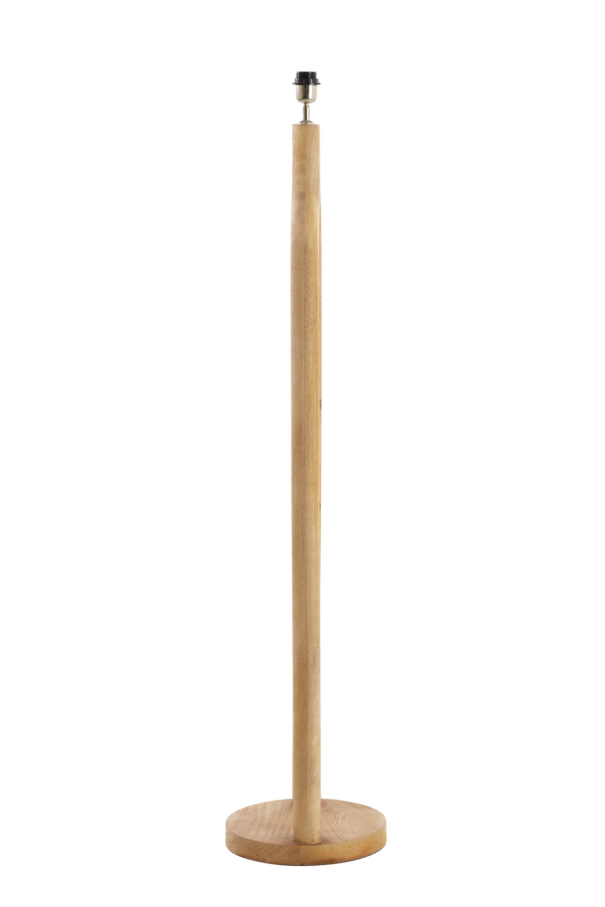 Elegant Natural Wood Floor Lamp - 30x135 cm