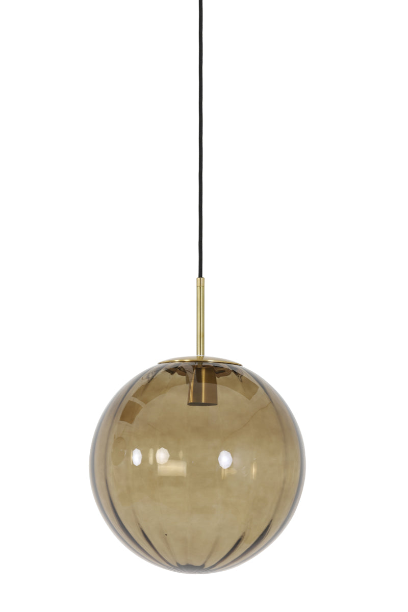 Elegant Magdala Pendant Lamp with Gold Accents – 30 cm