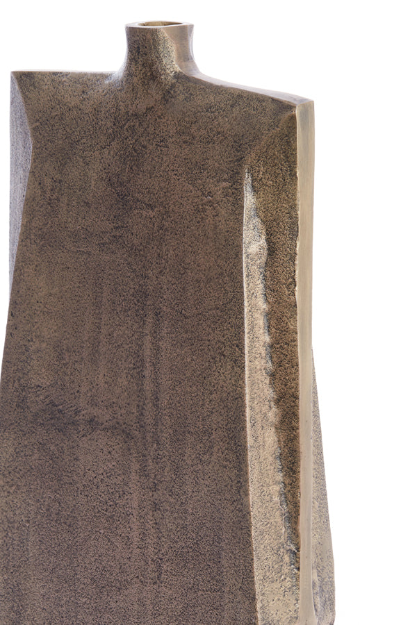 Makaha Antique Bronze Vase - 21x7.5x41 cm Decorative Accent