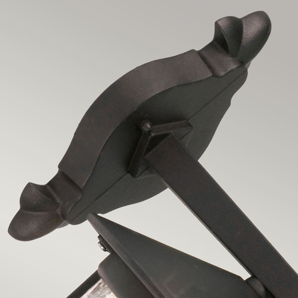 Elegant Black Hereford Outdoor Wall Lantern