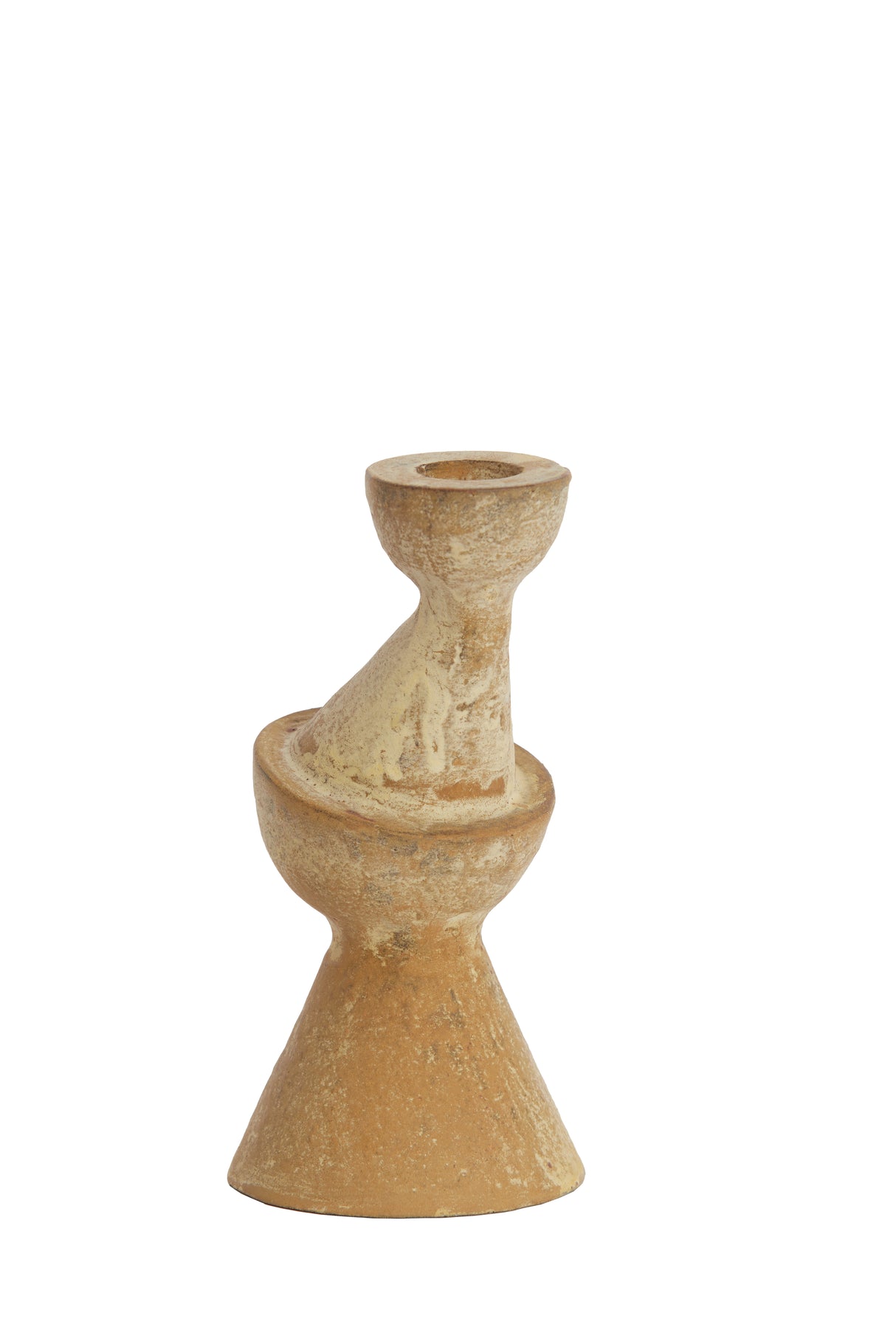 Sandy Antique Mosimo Candle Holder Ø8x16 cm