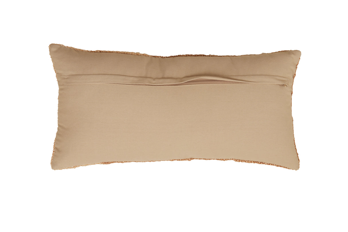Canberra Sand and Light Brown Rectangular Cushion 60x30 cm