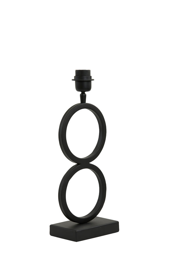 Elegant Stelios Matte Black Lamp Base 15x10x36 cm