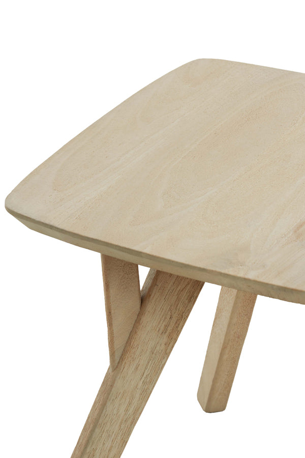 Rustic Quenza Mango Wood Side Table 50x50x42 cm
