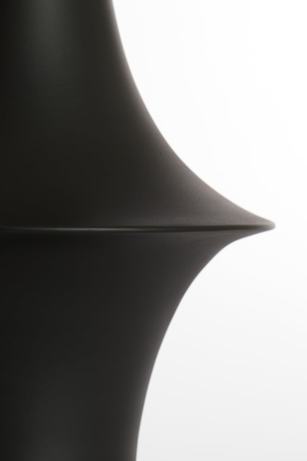 Elegant Matte Black Lamp Base Ø27x61 cm