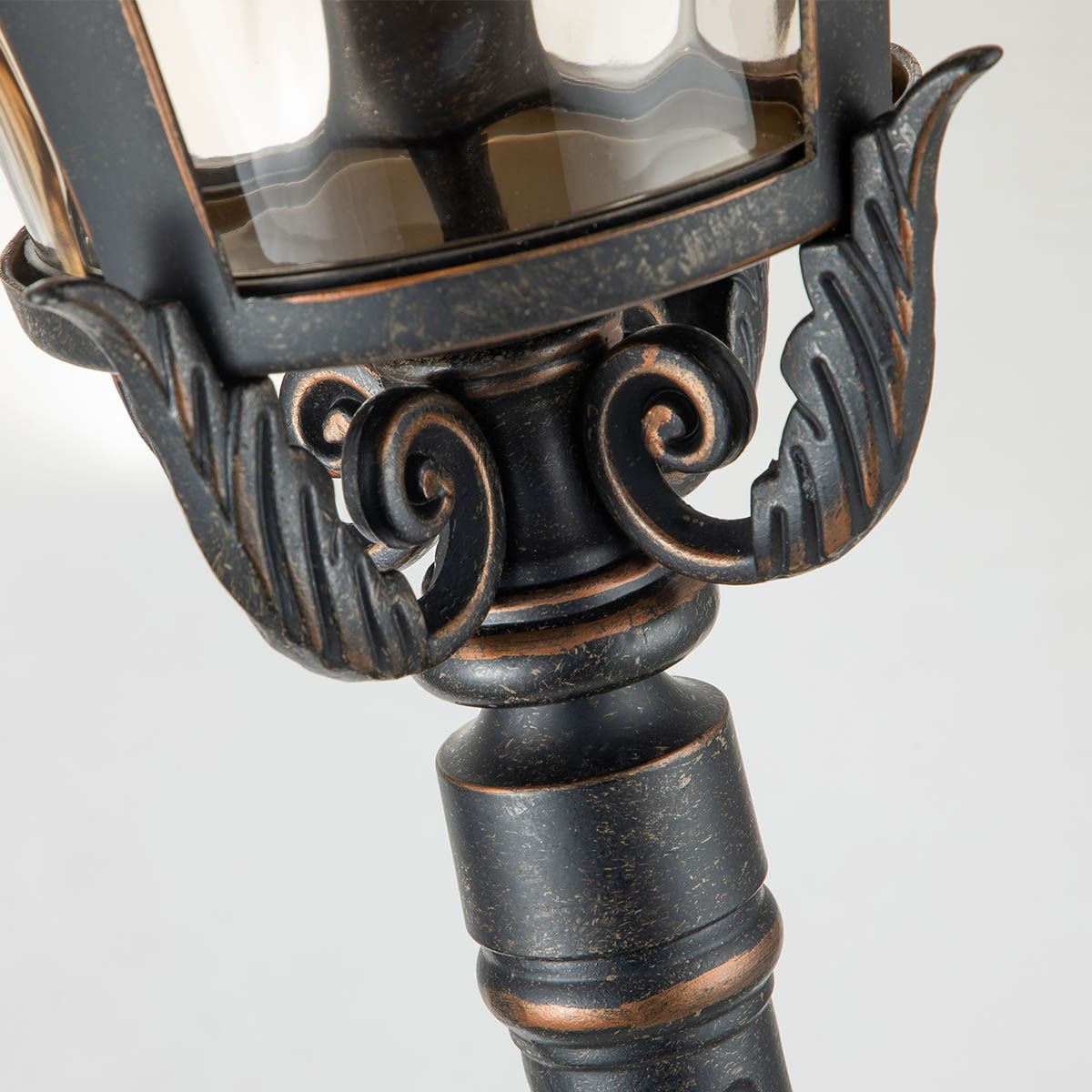 Medium Weathered Bronze Baltimore Pillar Lantern