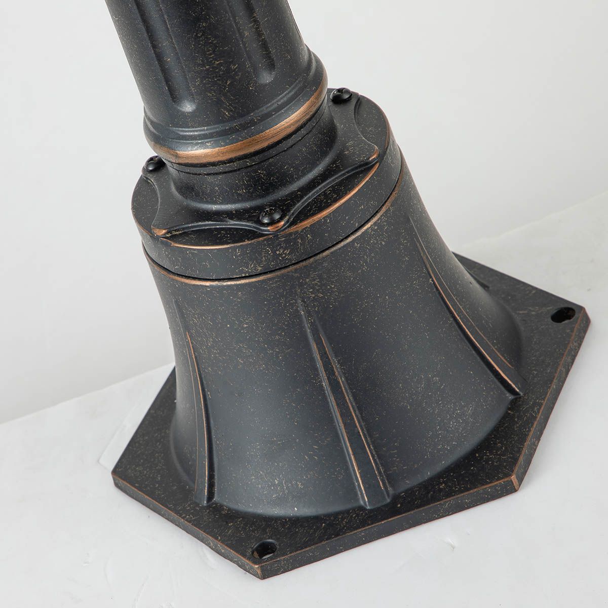 Medium Weathered Bronze Baltimore Pillar Lantern