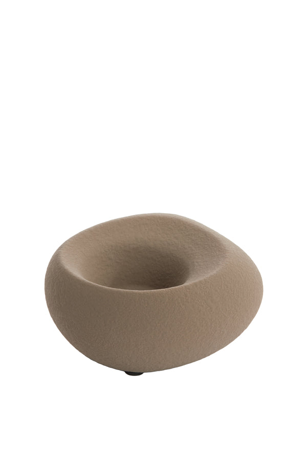 Alka Ceramics Brown Tealight Holder 16cm