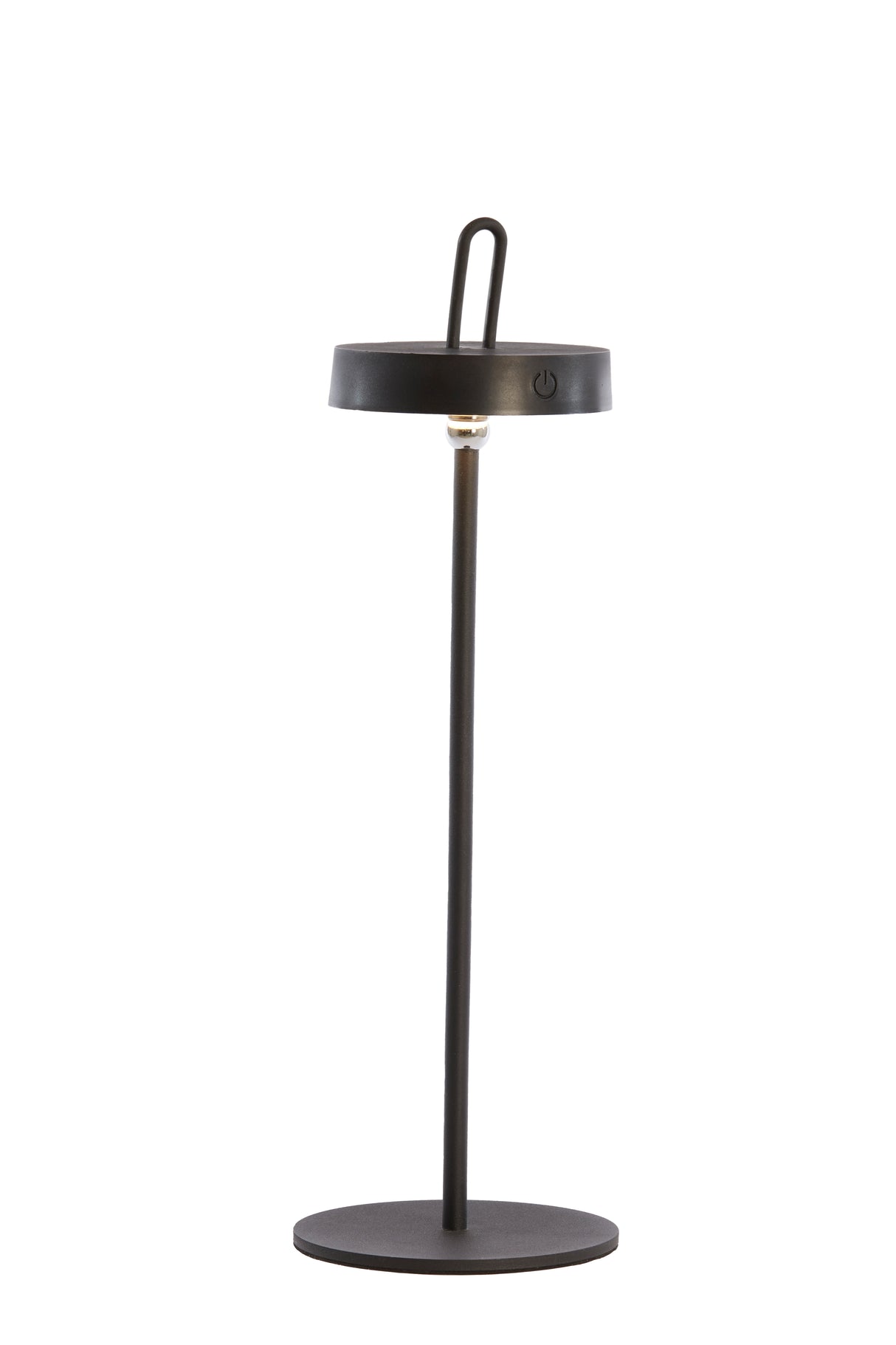 Sleek Black LED Table Lamp Ø13x47 cm - Ampeha Series