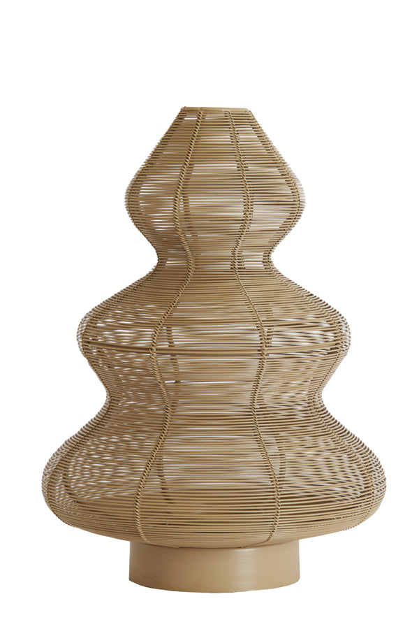 Sandstone Christmas Tree Tealight Holder 35 cm