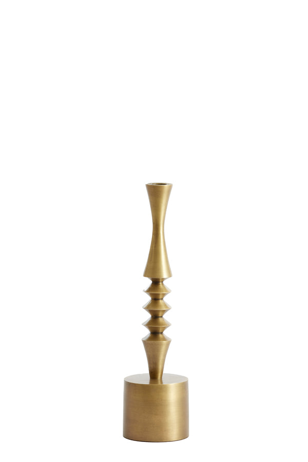 Antique Bronze Mistry Candle Holder 10x35 cm