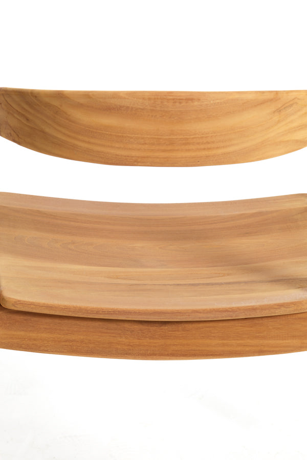 Elegant Natural Wood Dining Chair 60x58x83 cm