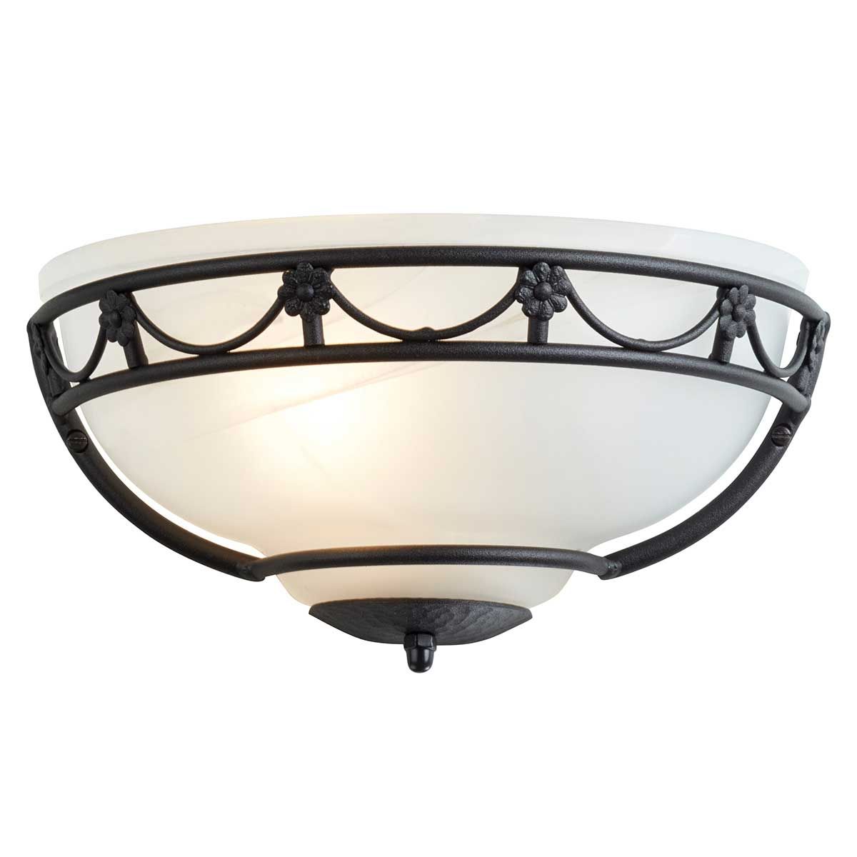 Carisbrooke Gothic Black Wall Sconce