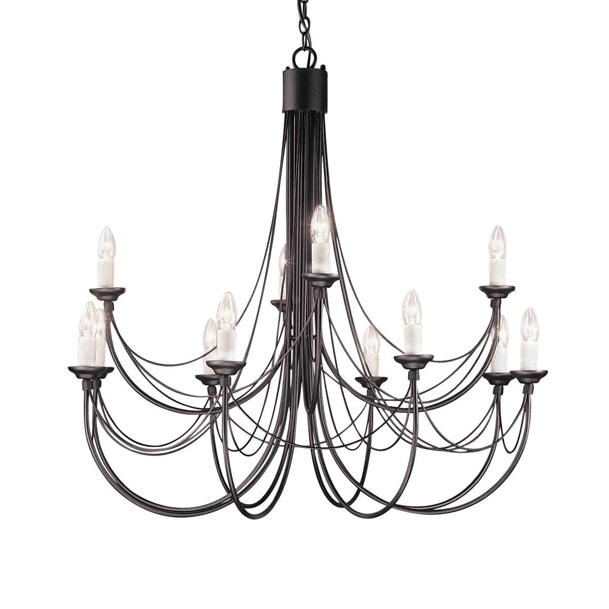 Carisbrooke 12-Light Gothic Candelabra Chandelier