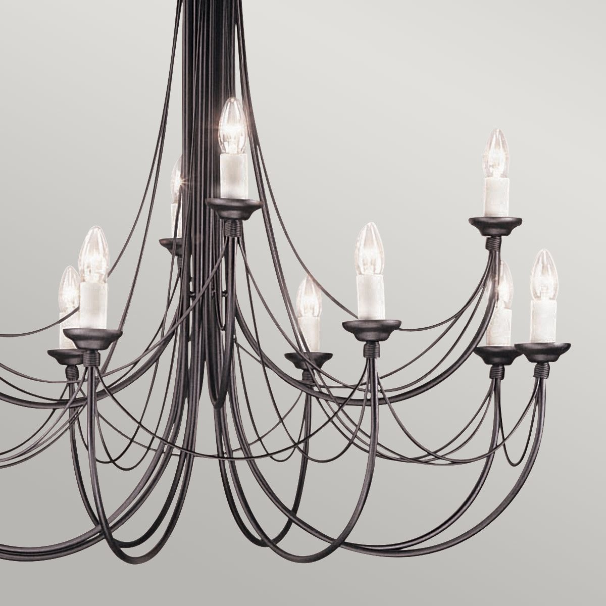 Carisbrooke 12-Light Gothic Candelabra Chandelier