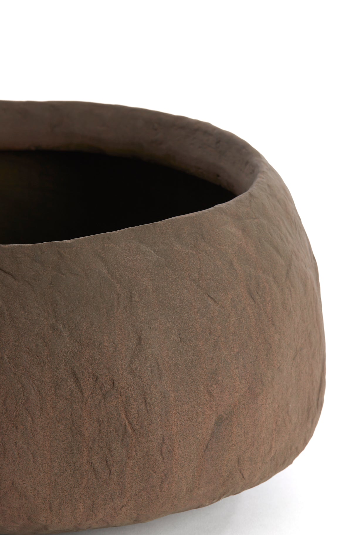 Elegant Tingri Brown Decorative Vase – Ø56x29 cm