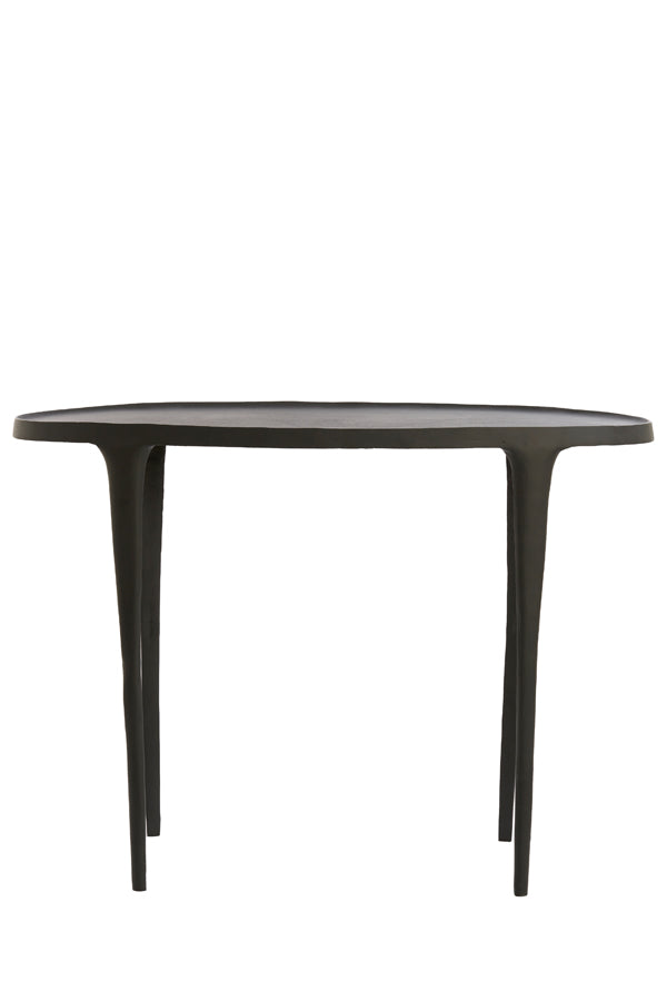 Matte Black Arica Console Table 110x43x80 cm