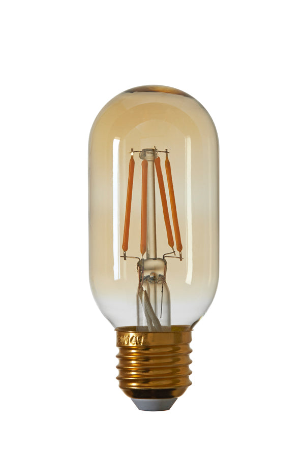 Amber Dimmable LED Tube Light Ø4x10 cm, 4W E27