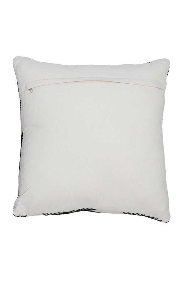 Beige & Black Mackey Cushion 45x45 cm