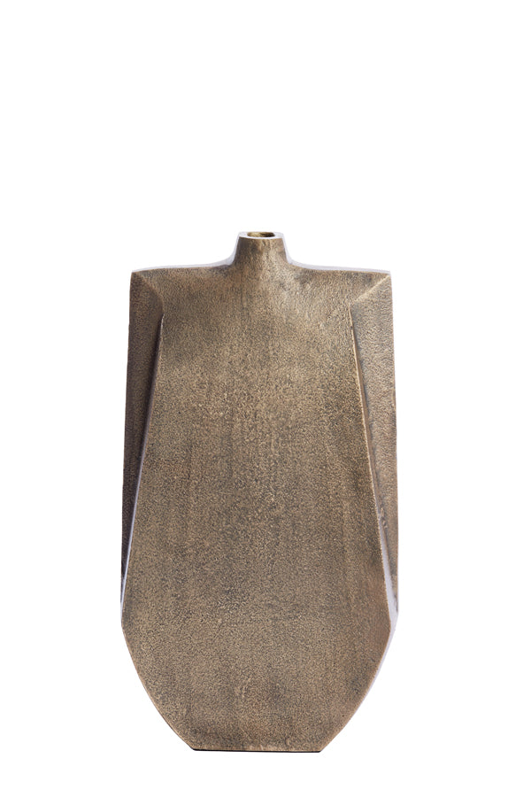 Makaha Antique Bronze Vase - 21x7.5x41 cm Decorative Accent