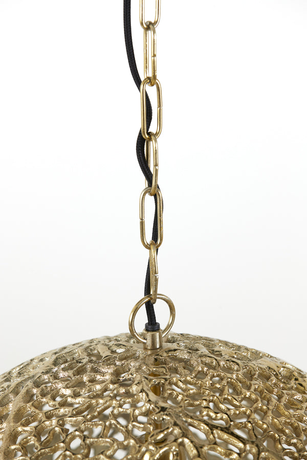 Elegant Gold Pendant Lamp Ø45x42 cm Sinula Design