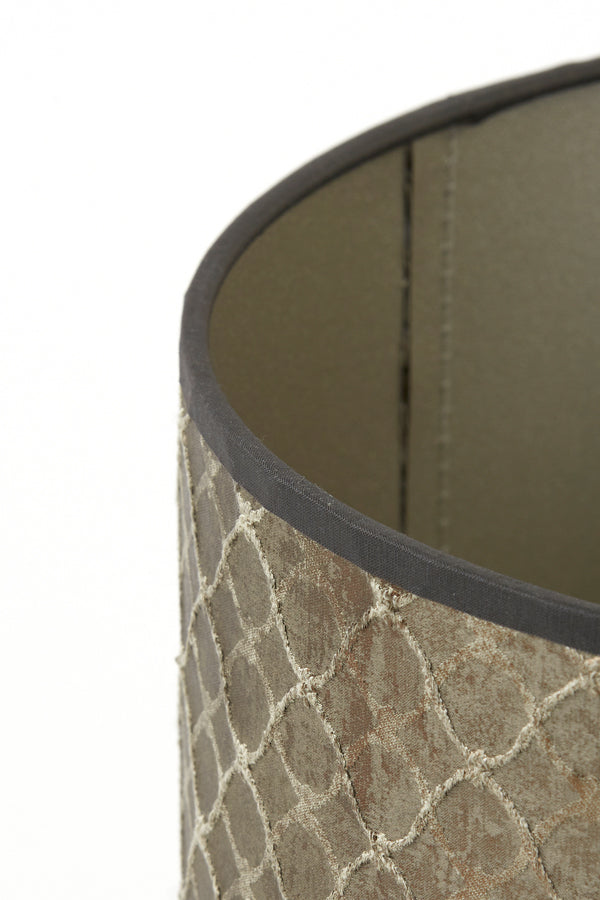 Bronze Elodi Cylinder Lamp Shade, 25x25x18 cm