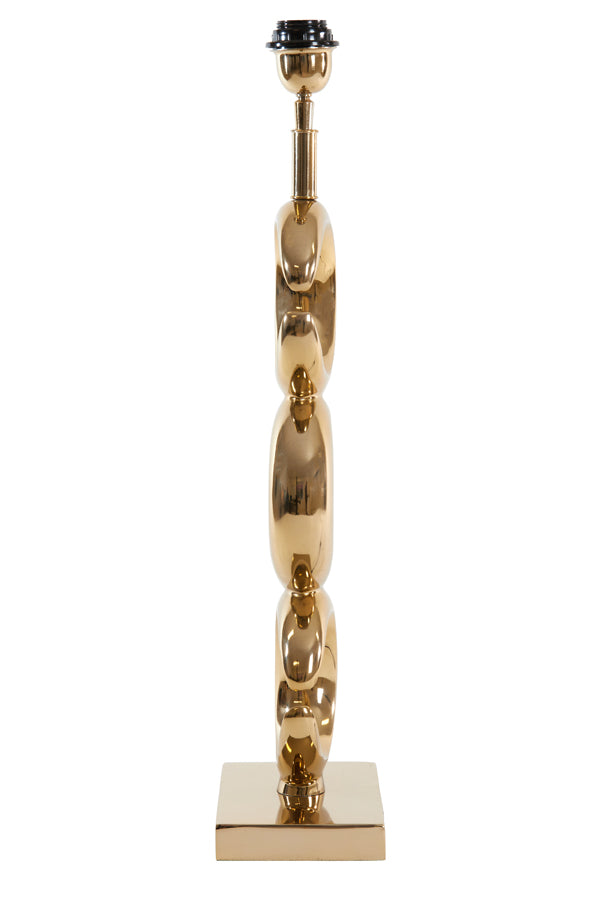 Elegant Light Gold Maan Lamp Base 23x13x65 cm