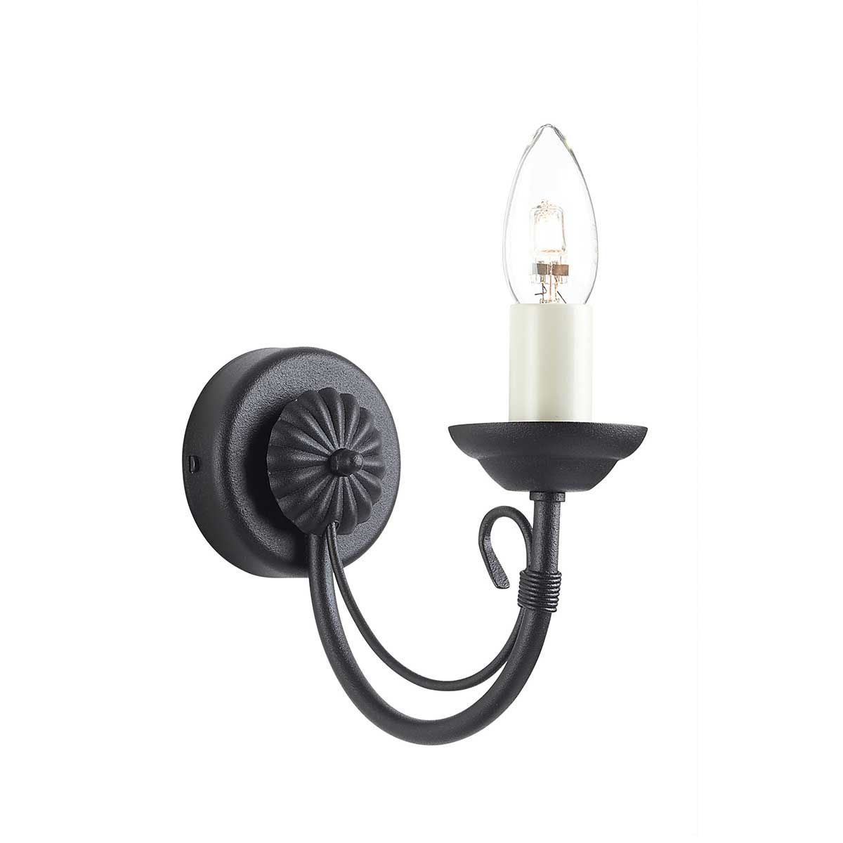 Elegant Chartwell Black Wall Light Fixture