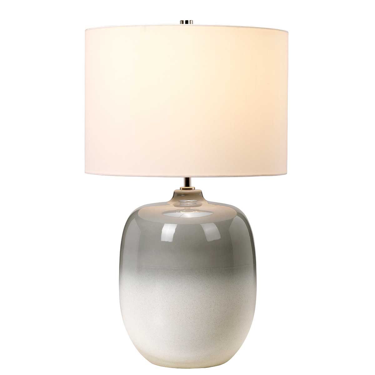 Elegant Chalk Farm Ceramic Table Lamp with Ivory Shade