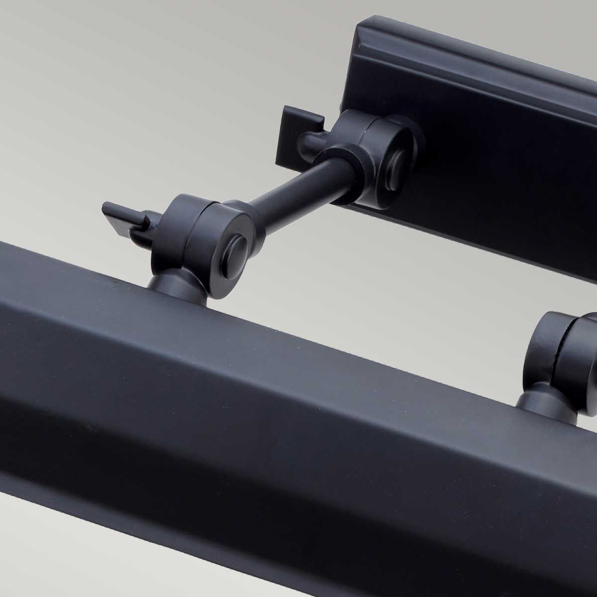 Large Black Chawton Adjustable Picture Light by Elstead Lighting - 65cm