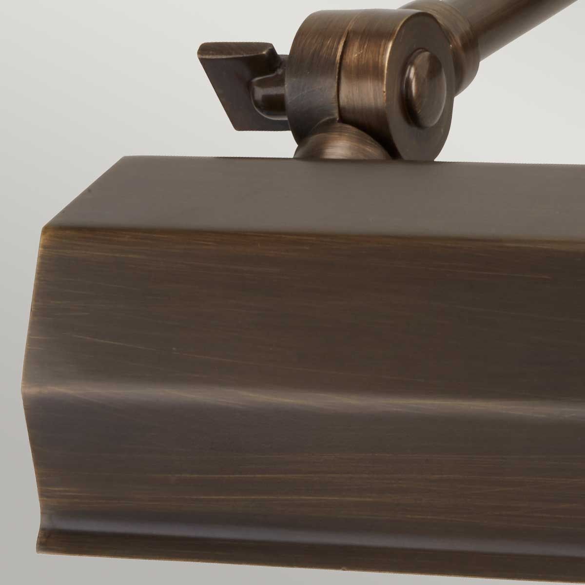 Chawton Compact Single Light Dark Bronze Picture Light, 18cm