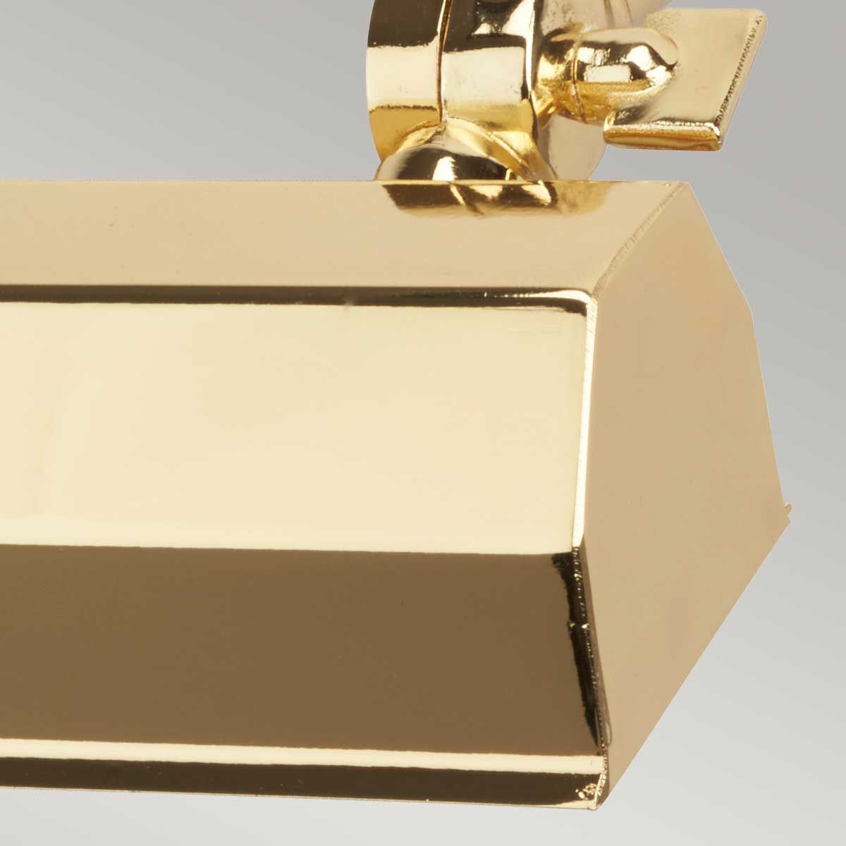 Polished Brass Chawton Picture Light, 18cm