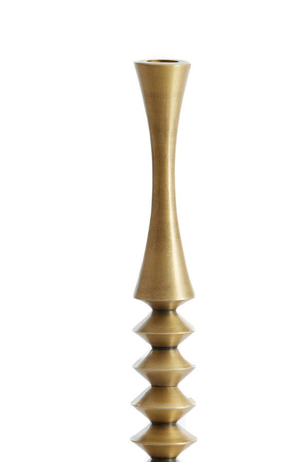 Antique Bronze Candle Holder 10x45 cm Mistry Design
