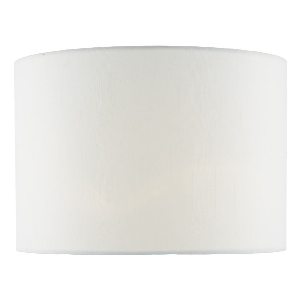 Ciara White Linen Drum Shade 33cm