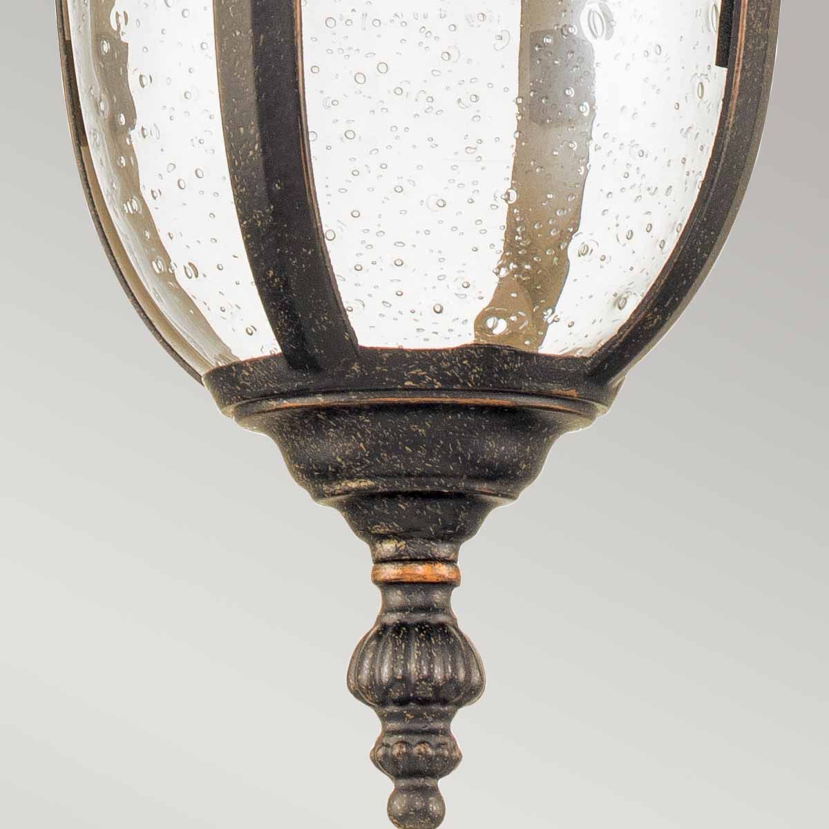 Cleveland Weathered Bronze Outdoor Hanging Lantern
