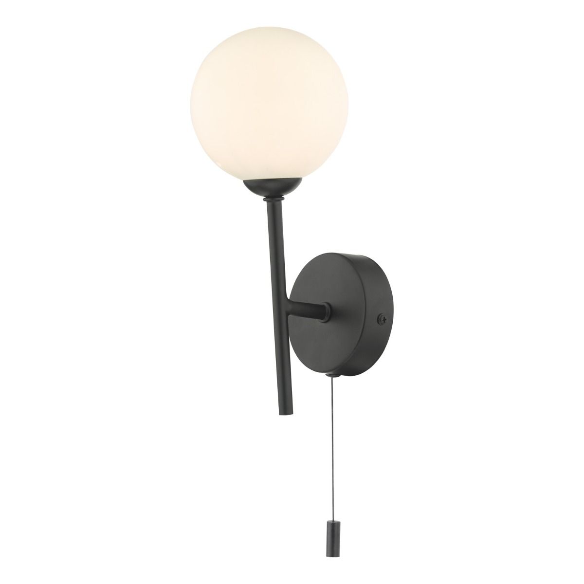 Cohen 1 Light Wall Light Matt Black Frame Only