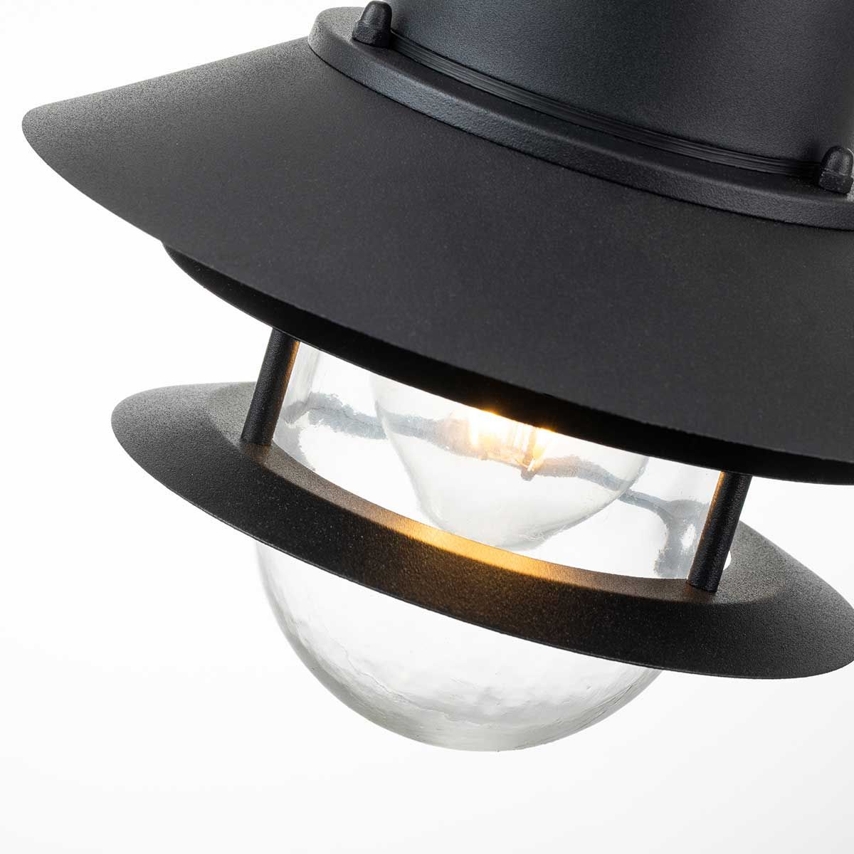 Copenhagen Black Coastal Outdoor Chain Lantern
