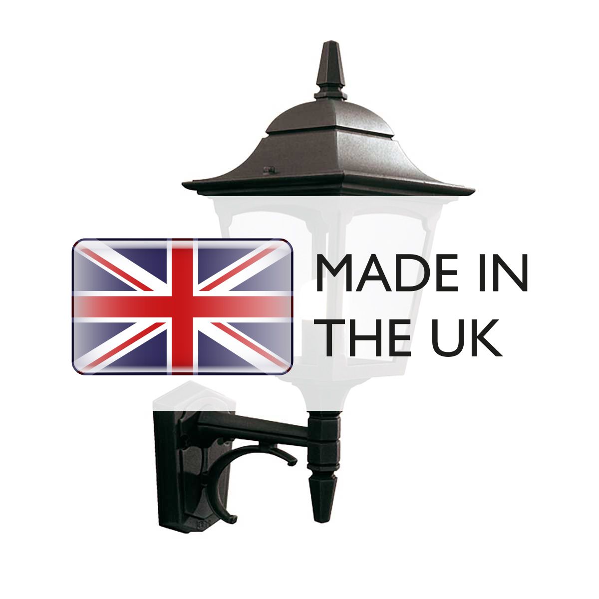 Black Chapel Wall Lantern - Timeless Outdoor Lighting Fixture